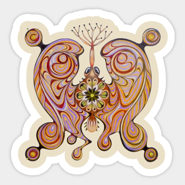 imperial butterfly (original sold) Sticker by federicocortese